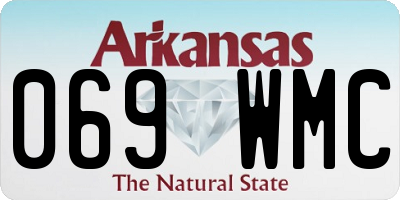 AR license plate 069WMC