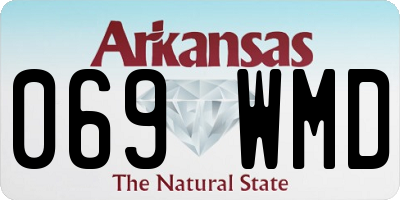 AR license plate 069WMD