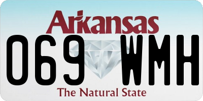 AR license plate 069WMH