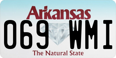 AR license plate 069WMI