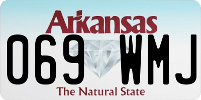 AR license plate 069WMJ