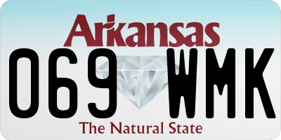 AR license plate 069WMK