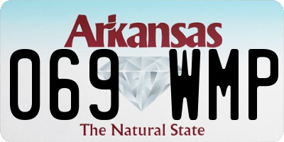AR license plate 069WMP