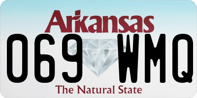 AR license plate 069WMQ