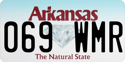 AR license plate 069WMR