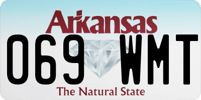 AR license plate 069WMT