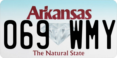 AR license plate 069WMY