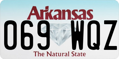 AR license plate 069WQZ