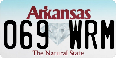 AR license plate 069WRM