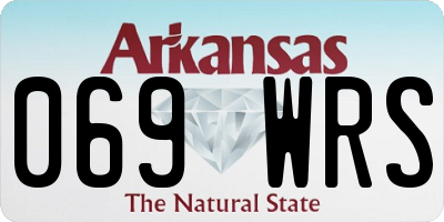 AR license plate 069WRS
