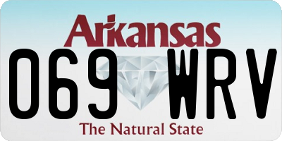 AR license plate 069WRV