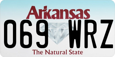 AR license plate 069WRZ
