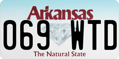 AR license plate 069WTD