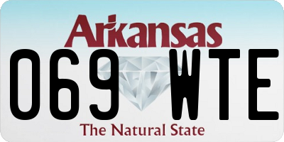 AR license plate 069WTE