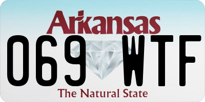 AR license plate 069WTF