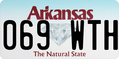 AR license plate 069WTH