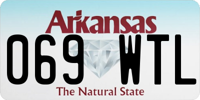 AR license plate 069WTL