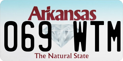 AR license plate 069WTM