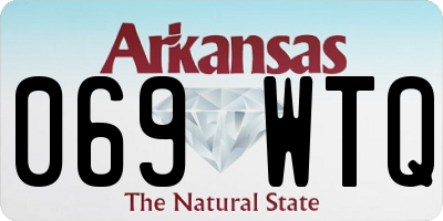 AR license plate 069WTQ