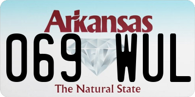 AR license plate 069WUL