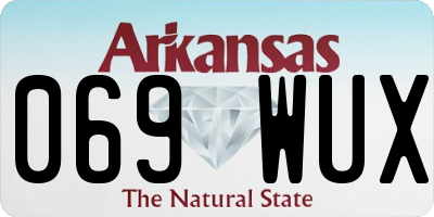 AR license plate 069WUX