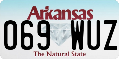 AR license plate 069WUZ