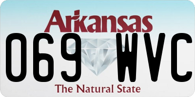 AR license plate 069WVC