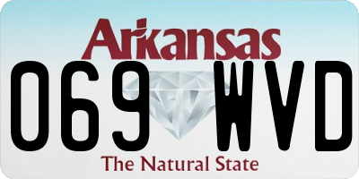AR license plate 069WVD