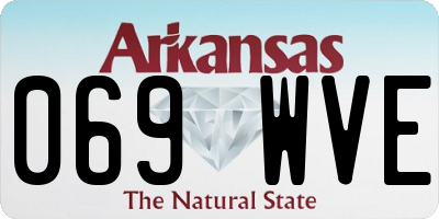 AR license plate 069WVE