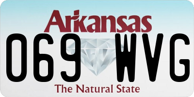 AR license plate 069WVG