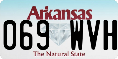 AR license plate 069WVH
