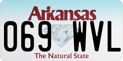 AR license plate 069WVL