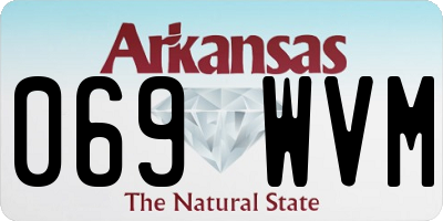 AR license plate 069WVM