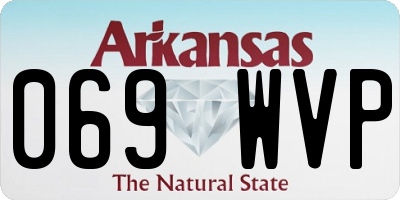 AR license plate 069WVP