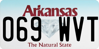 AR license plate 069WVT