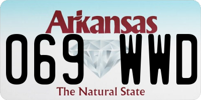 AR license plate 069WWD