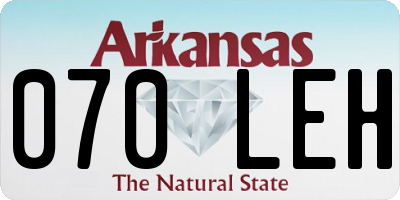 AR license plate 070LEH