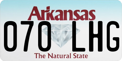 AR license plate 070LHG