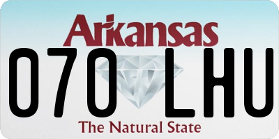 AR license plate 070LHU