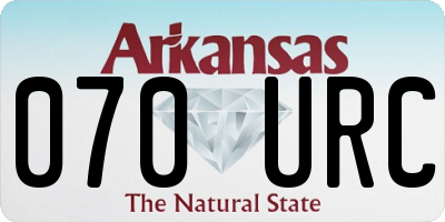 AR license plate 070URC