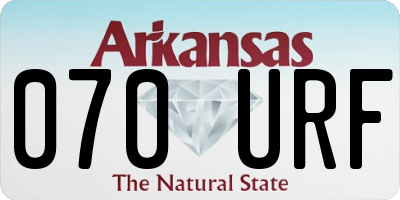 AR license plate 070URF