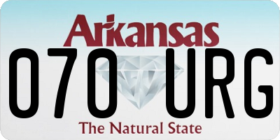 AR license plate 070URG
