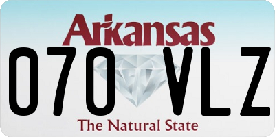 AR license plate 070VLZ