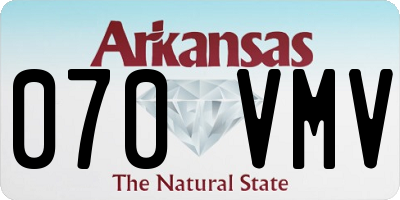 AR license plate 070VMV