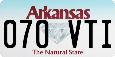 AR license plate 070VTI
