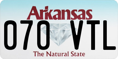 AR license plate 070VTL