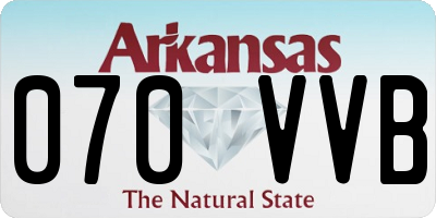 AR license plate 070VVB