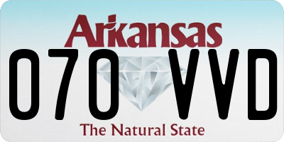 AR license plate 070VVD