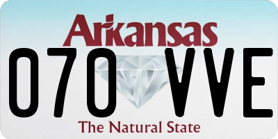 AR license plate 070VVE