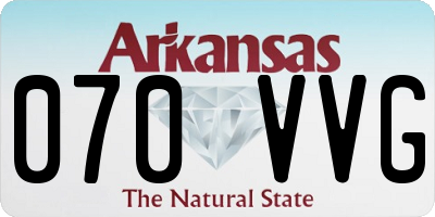 AR license plate 070VVG